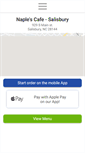 Mobile Screenshot of naplescafesalisbury.com